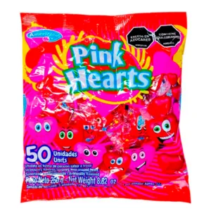 CHUPETA PINK HEART PQx50 CJx20