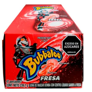 M.BUBBALOO Fresa 239,7g DPx47 CJx32