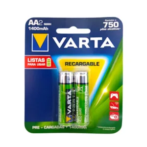 V VARTA REGARGABLE AA Blisterx2 CJx24