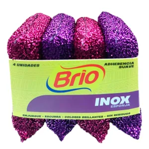 BRIO MULTI ESPONJA Inox Dx4 Px12